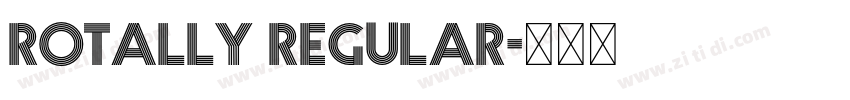 Rotally Regular字体转换